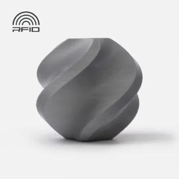 PLA-пластик Basic Bambu Lab Filament Silver з RFID чіпом для 3D-принтера (10102) 1.75 мм 1 кг