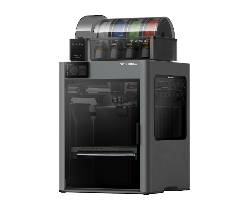3D-принтер Bambu Lab H2D Pro з AMS 2 Pro і AMS HT